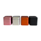 Best Buds ''The Cube'''Square Aluminium Grinder Rust (50 mm)