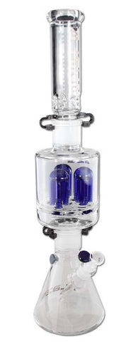 M+M Blaze 3-Arm Percolator Beaker Bong