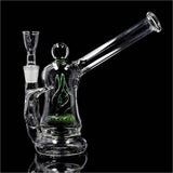 EHLE.® x Black Leaf Unique Bubbler Recycler Bong