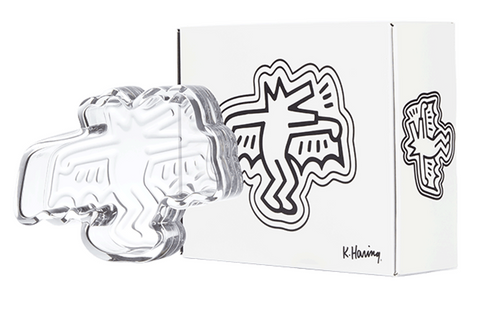Keith Haring Glass Catchall - Dogbat