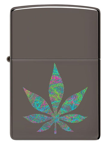 Zippo ''Coloured Leaf'' Premium Metal Lighter