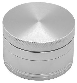 Aluminium Grinder 4-Parts - Silver (62mm)