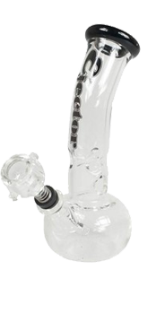 Ejector Ice Bong 18 cm Black - Puff Puff Palace