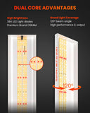 2024 Newest Version Spider Farmer® SF600 74W LED Seedling Grow Light