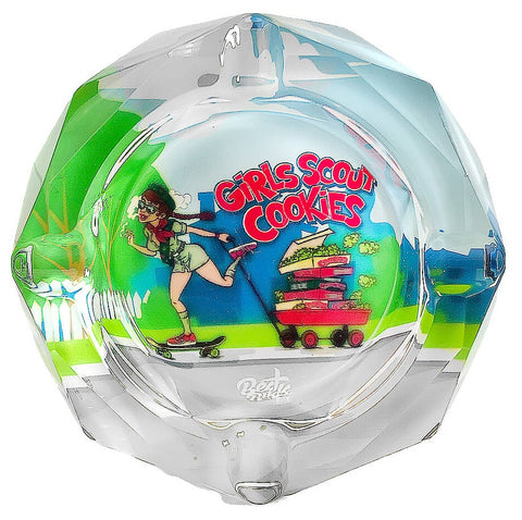 Best Buds Crystal Ashtray Giftbox - Girl Scout Cookies