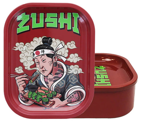 Best Buds Tin Stash Box & Rolling Tray - Zushi