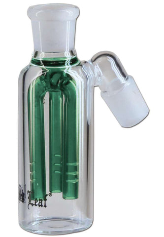 Black Leaf ''3-Arm'' Percolator Bong Pre-Cooler Green