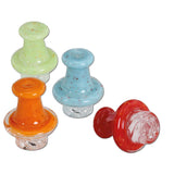 Black Leaf ''Spinner'' Glass Carb Cap - Red