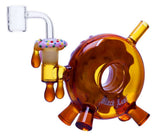 Black Leaf ''Dab Donut'' Glass Designer Dab Rig