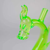 Black Leaf ''Dragon'' Oil & Herb Glass Bong - Green
