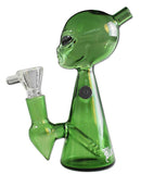 Black Leaf "Green Alien'' Small Glass Bong