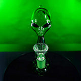 Black Leaf "Green Alien'' Small Glass Bong