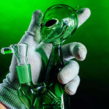 Black Leaf "Green Alien'' Small Glass Bong