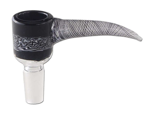 Black Leaf Herb Bowl With Integrated Screen Black