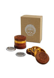 Black Leaf ''Indian'' Wooden Grinder