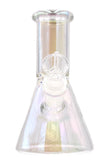 Black Sheep Iridescent Glass Bong - White