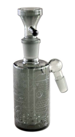 Blaze ''Sandblasted'' Percolator Bong Pre-Cooler Grey