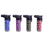 Blue Flame ''Leaves'' Single Torch Lighter - Colour Mix