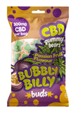 Bubbly Billy Buds CBD Gummy Bears 300mg - Passion Fruit