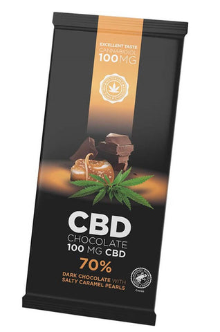 Haze Holland CBD infused Caramel Chocolate 100mg