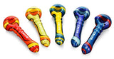 Calvo ''Signature Spoon'' Glass Smoking Pipe - Blue