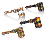 Calvo ''Hammer'' Wig Wag Glass Smoking Pipe Multicolour