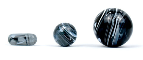 Calvo Marble Terp Balls/Pearls Set Black