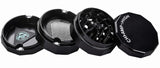 Champ High ''Dodecagon'' Metal 4-Part Herb Grinder 50mm - Black