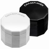 Champ High ''Dodecagon'' Metal 4-Part Herb Grinder 50mm - White