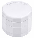 Champ High ''Dodecagon'' Metal 4-Part Herb Grinder 50mm - White