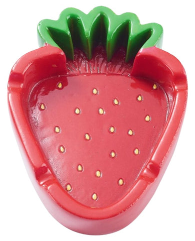 Champ High ''Food'' Decorative Tabletop Ashtray - Strawberry
