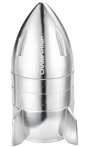 Champ  High ''Mini Spaceship'' Metal Grinder 50mm - Silver