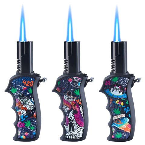 Champ ''Spacesaber'' Blue Flame Torch Ligter - Mix