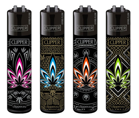 Clipper ''Leaves'' 4 Pieces Lighter Set