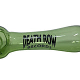 Death Row Records ''Skull'' Small Glass Smoking Pipe - White