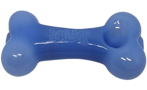 Dogg Lbs ''Dogg Bone'' Glass Spoon Pipe - Blue