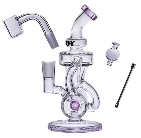 Goody Glass ''Drummer Boy'' Mini Dab Rig - Pink