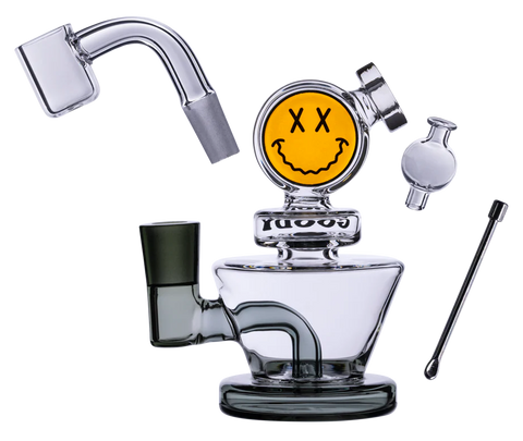 Goody Glass ''Big Face'' Glass Mini Dab Rig