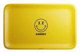 Goody Glass''Big Face'' Rolling Tray Yellow