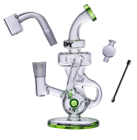 Goody Glass ''Drummer Boy'' Mini Dab Rig - Slime Green