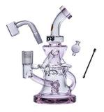 Goody Glass ''Miss Swiss'' Mini Dab Rig - Pink