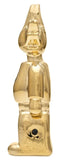 Hemper ''Weedbrick'' Glass Hand Smoking Pipe Glossy Gold