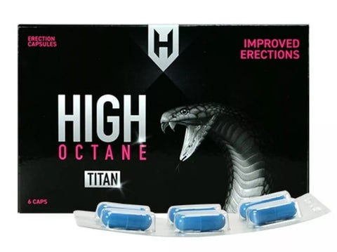 High Octane ''Titan'' Natural Erection Capsules