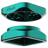 Krush Kube 2.0 Extra Large Metal Grinder 2 Parts 75mm - Emerald Green