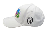 Lauren Rose ''Gelato'' Strapback Designer Hat White