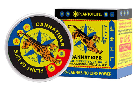 Plant Of Life ''Cannatiger''Natural Cold Effect Balm CBD & CBG
