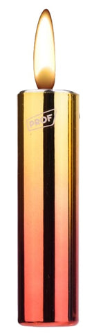 Champ High ''Gold Gradient'' Metal Lighter - Gold/Red
