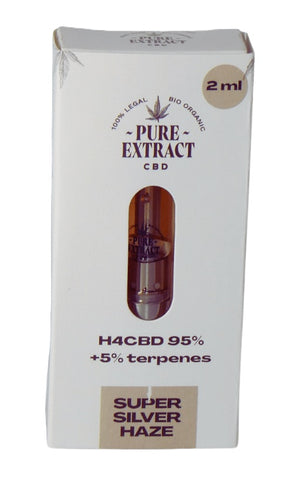 Pure Extract H4CBD Oil-Cartridge (510) - Super Silver Haze - Puff Puff Palace