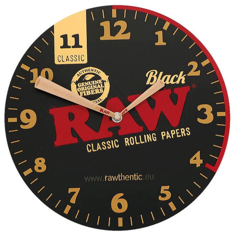 RAW Joint/Cone Wall Clock - Black