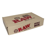 RAW ''Spirit Box'' Wooden Rolling Tray with Compartments